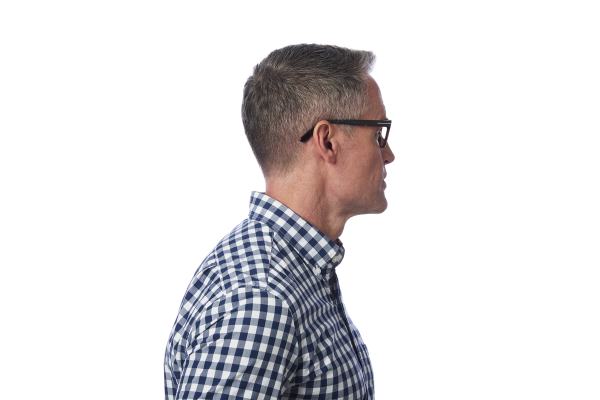 Omega AI IIC beige schwarz rechts Brille