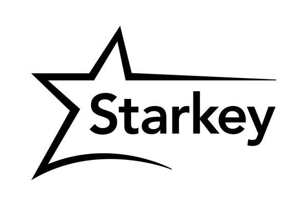 Starkey Logo einfarbig schwarz